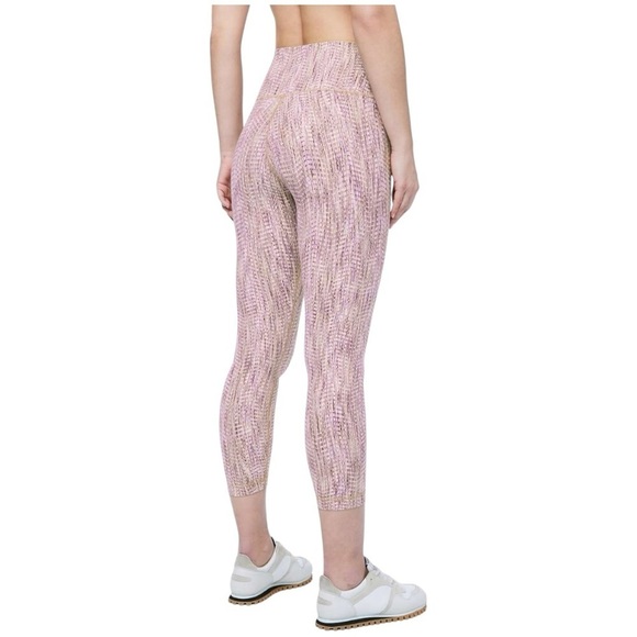 Lululemon Pink Wunder Under High Rise 7/8 Tight 25" S - Picture 1 of 8